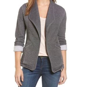 Caslon Knit Drape Collar Blazer Size XL